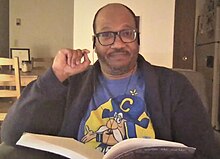 Blount reads Fantasia for the Man in Blue for the National Book Foundation in 2020
