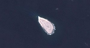 Satellite image of the island