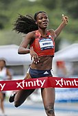 Shakima Wimbley Rang sieben in 1:13,55 min