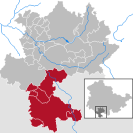 Kaart van Heldburger Unterland