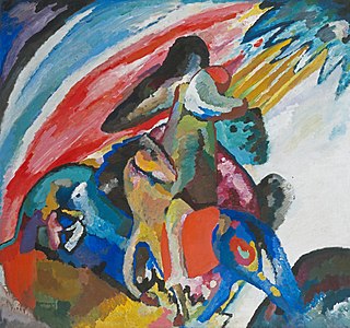 Vassily Kandinsky , Improvisation XII, 1910 – Pinakothek der Moderne, Munich.