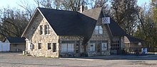 Benny's Westside Bar & Grille, formerly Westside Service Station and Riverside Motel (NRHP) (2017)