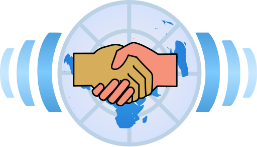 Wikinews collaboration logo