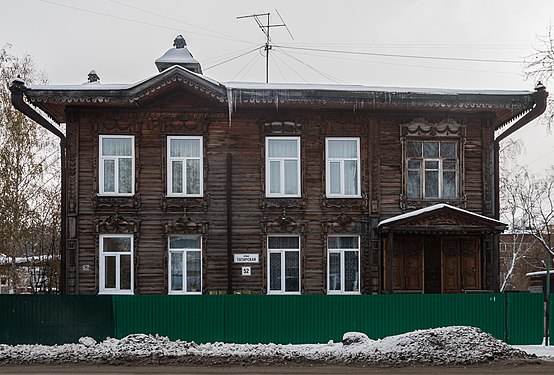 895. Жилой дом в Татарской слободе, Томск Автор — Алексей Задонский