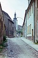 Burgstraße mit Pariser Turm, Zustand 1981