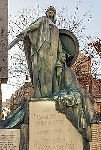 Monument aux morts des quartiers de Bayard, Matabiau, Concorde et Chalets (1923, détail).