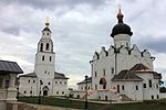Two white orthodox churches