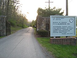 Alderson Federal Prison Camp entrance.jpg
