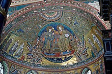 Apse mosaic in the Santa Maria Maggiore Apse mosaic SM Maggiore.jpg