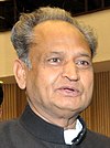 Photographic portrait of Ashok Gehlot