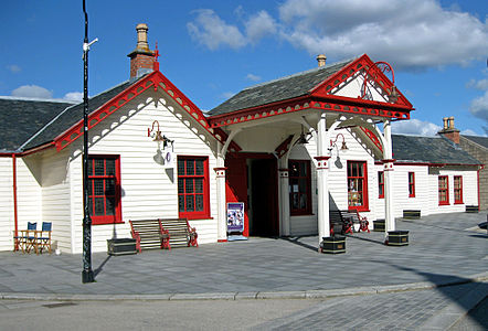 Het oude treinstation