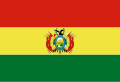 La precedente bandiera di stato boliviana (1888-2004)