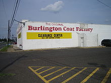 burlington coat factory stock history
