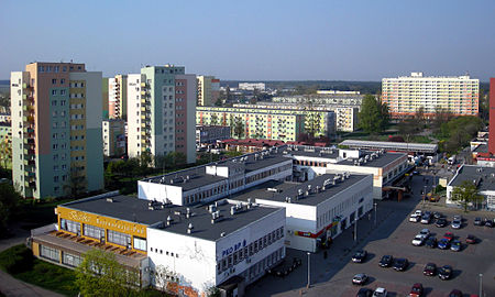 Urban complexes in Błonie district