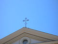 Croce sulla sommità della chiesa.