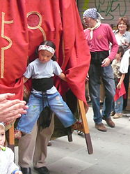 Molts geganters han portat gegants, però n'hi ha una que podrà dir que ha estat portada per un gegant.