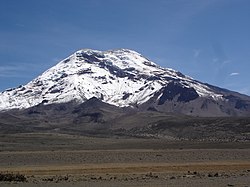 Nejvyšší vrchol Západní Kordillery a Ekvádoru Chimborazo