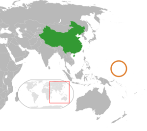 Китай и Микронезия