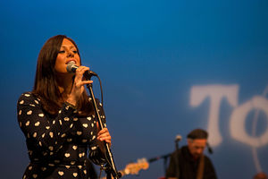 Mônica da Silva performing with Complicated Animals 2015