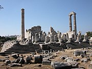 Remains of the temple of Apollo at Didyma.