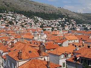 English: Dubrovnik - rooftops