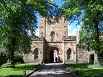 Durham Castle Gatehouse, Entrance Gateway, Side Walls, Linking Walls and Front Wall