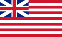 Flag of the East India Company (founded in 1600) Flag of the British East India Company (1707).svg