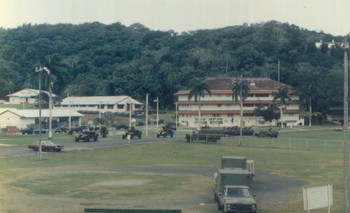 English: Fort Clayton, Panama, showing the 534...