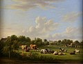 Gezicht op Assen (1841) vanaf de Beilerstraat