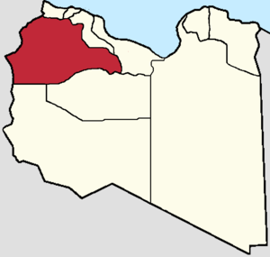 Localização de Jabal Algarbi
