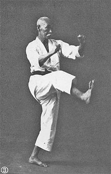 Chōmo Hanashiro, an Okinawan karate master c. 1938