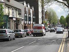 High Street Kings Heath, The Station Pub on the Left - geograph.org.uk - 1283548.jpg