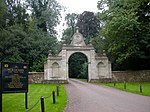 Holdenby House, carriage arch about 130m north east