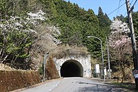 板屋トンネル、本巣市根尾東板屋にて