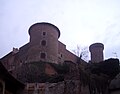 La torre mastra mozzata dall'esplosione del 1676