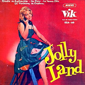 Portada del EP homónimo de Jolly Land, c. 1963.