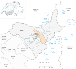 Reckingen-Gluringen – Mappa