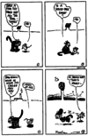 Folge von Krazy Kat, einem bedeutenden frühen Comicstrip, von 1918