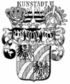 Gemehrtes Wappen 2 der Kunstadt bei Siebmacher