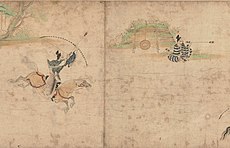 初期の笠懸：鎌倉時代