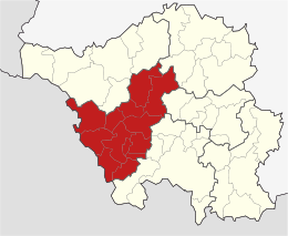 Circondario di Saarlouis – Localizzazione