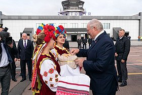 Lukachenko à Jytomyr octobre 2019.