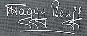 signature de Maggy Rouff