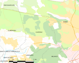 Caveirac - Localizazion