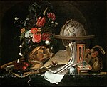 Vanitas Still Life; by Maria van Oosterwijck; 1668; oil on canvas; 73 x 88.5 cm; Kunsthistorisches Museum[166]