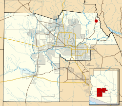 موقعیت سانفلاور، آریزونا در نقشه
