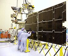 The MRO solar panel Mars Reconnaissance Orbiter solar panel.jpg