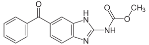 Struktur von Mebendazol