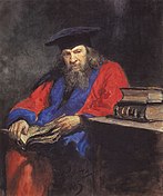 Dmitri Mendeleev, watercolour by Ilya Repin