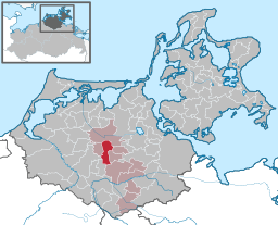 Läget för kommunen Millienhagen-Oebelitz i Landkreis Vorpommern-Rügen